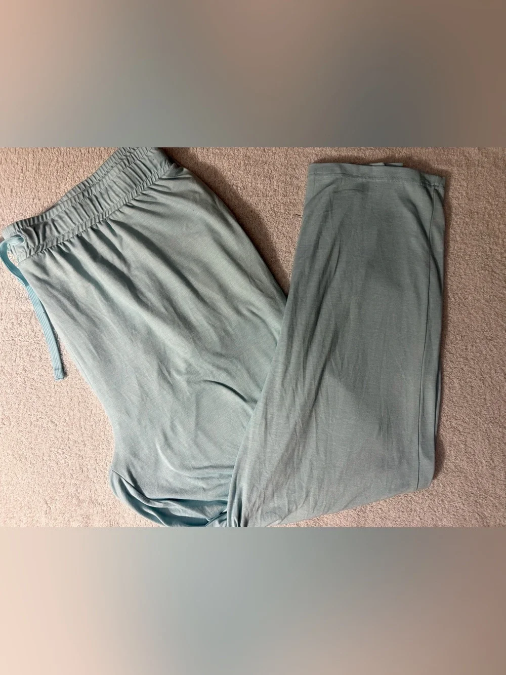 George Light Blue Drawstring Waistband Sleep Pants Pajamas Lounge PJ’s Cozy